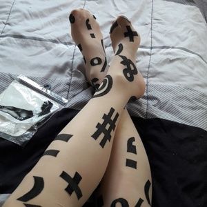 American Apparel Sheer Luxe Shapes Pantyhose XS/S
